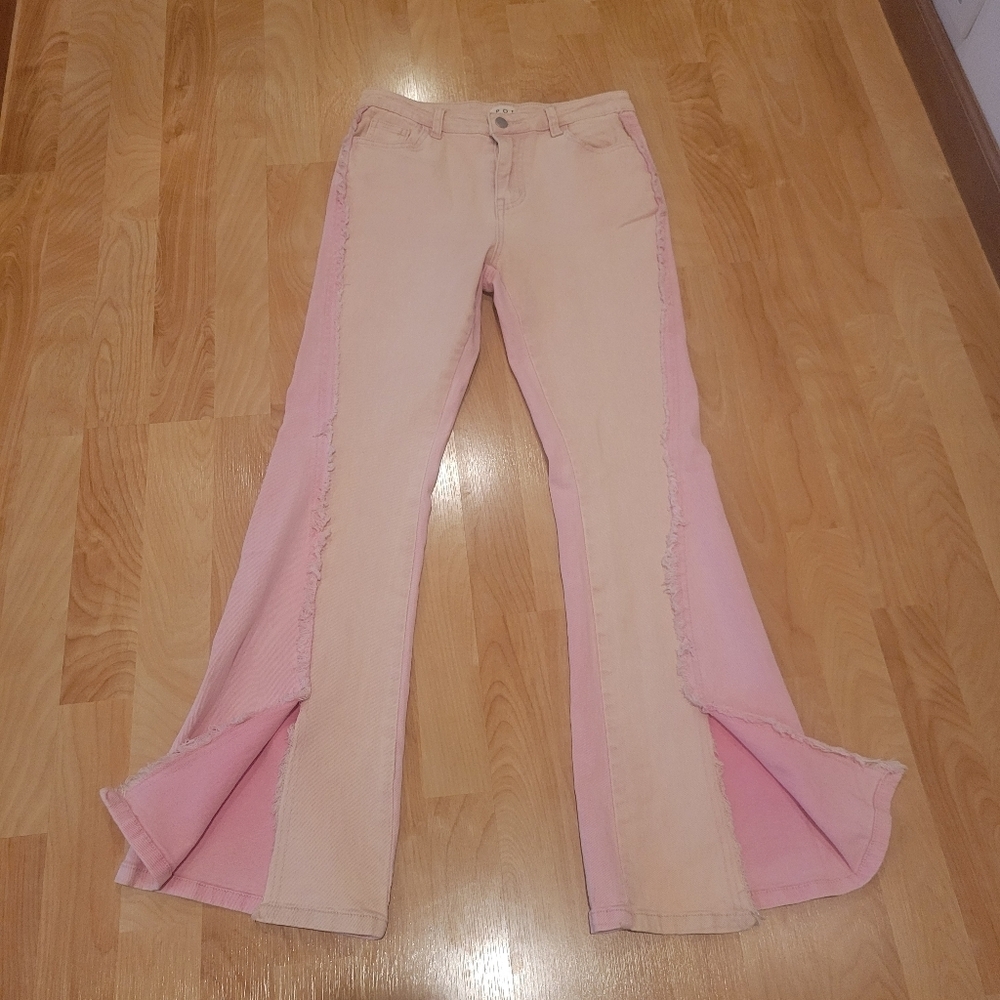 POL Add Some Flare Jean Pink Size Small - Picture 5 of 10